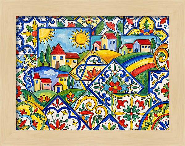 Portuguese Tile Folk Art