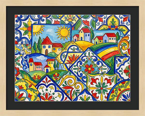 Portuguese Tile Folk Art