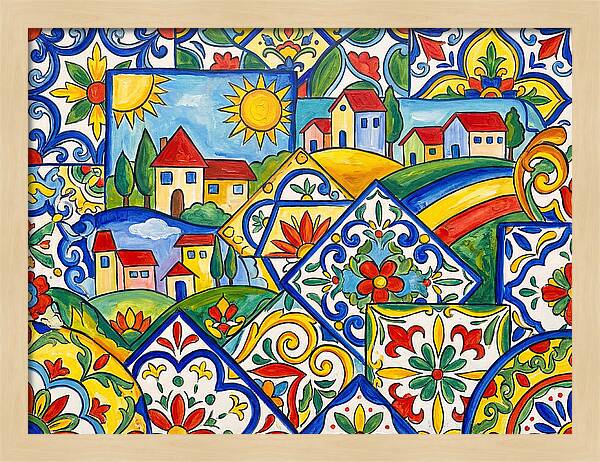 Portuguese Tile Folk Art