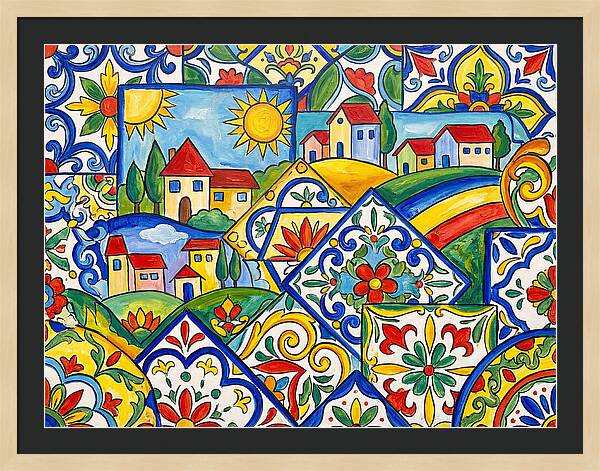Portuguese Tile Folk Art