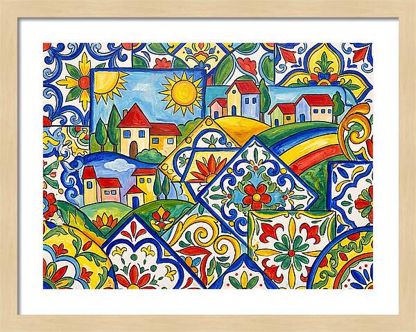Portuguese Tile Folk Art