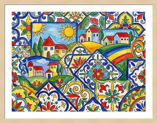 Portuguese Tile Folk Art