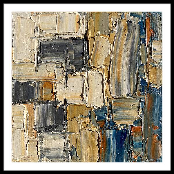 Portuguese Tile Inspired Abstract
