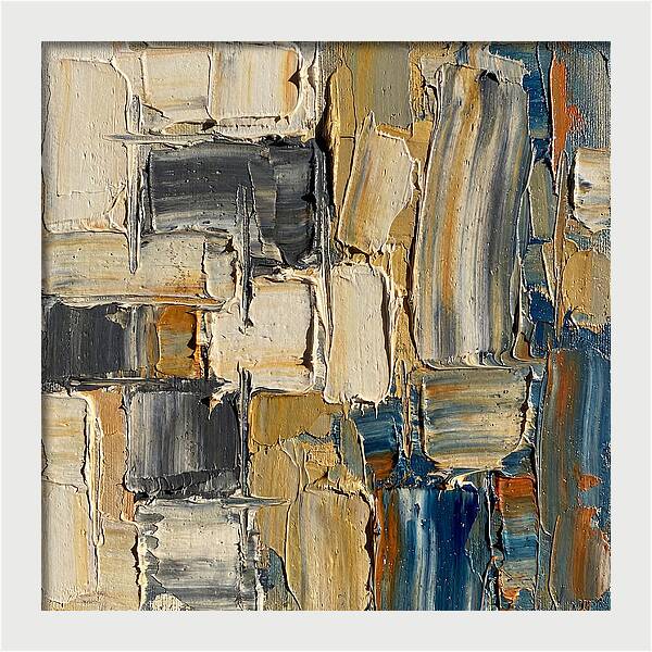 Portuguese Tile Inspired Abstract