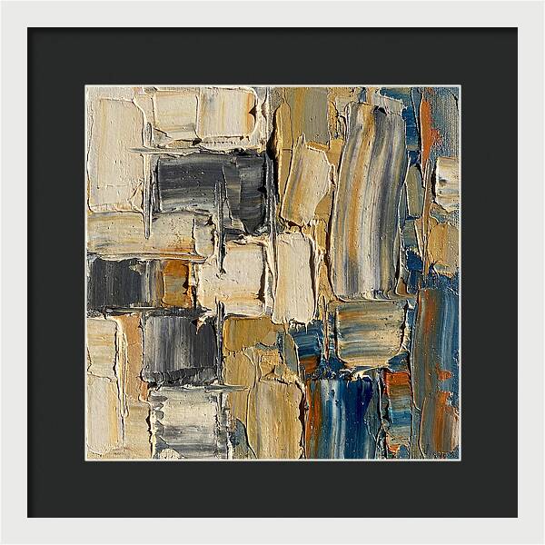 Portuguese Tile Inspired Abstract