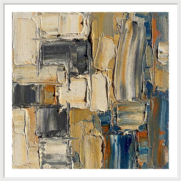 Portuguese Tile Inspired Abstract