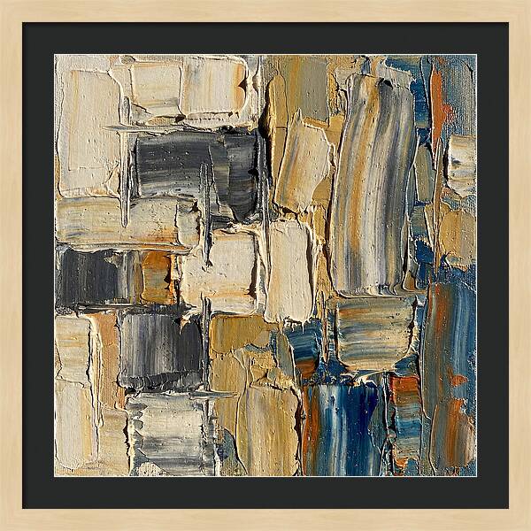 Portuguese Tile Inspired Abstract