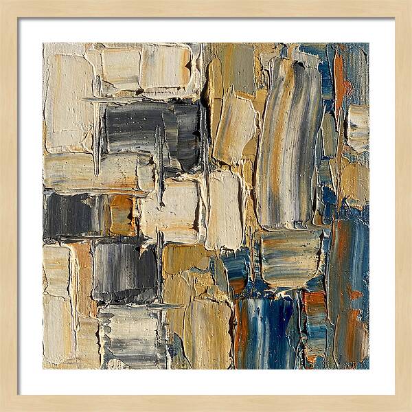 Portuguese Tile Inspired Abstract