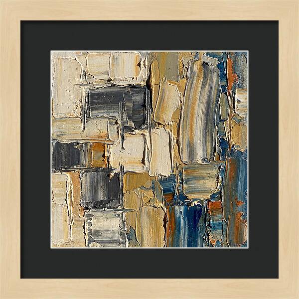 Portuguese Tile Inspired Abstract