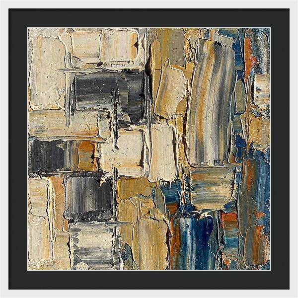 Portuguese Tile Inspired Abstract