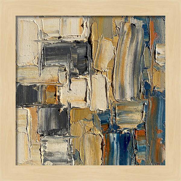 Portuguese Tile Inspired Abstract