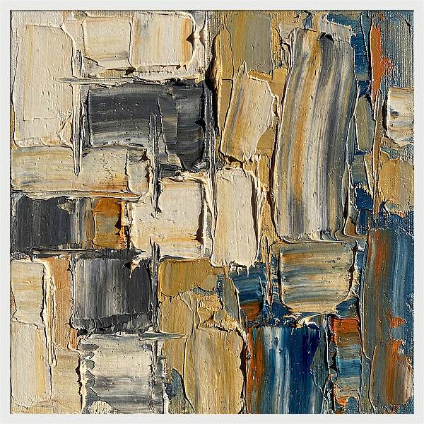 Portuguese Tile Inspired Abstract