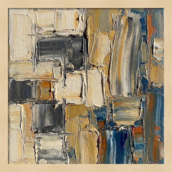 Portuguese Tile Inspired Abstract