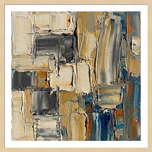 Portuguese Tile Inspired Abstract