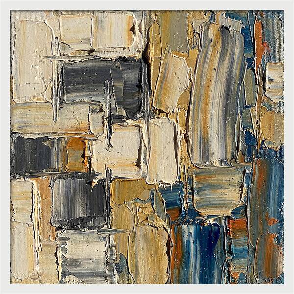 Portuguese Tile Inspired Abstract