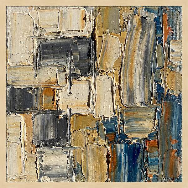 Portuguese Tile Inspired Abstract