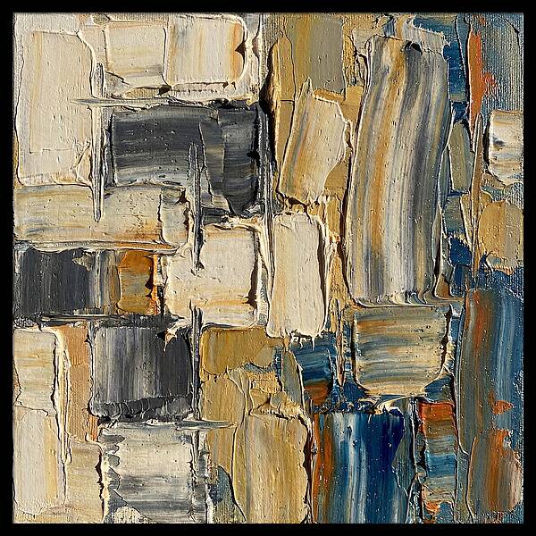 Portuguese Tile Inspired Abstract