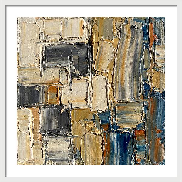 Portuguese Tile Inspired Abstract