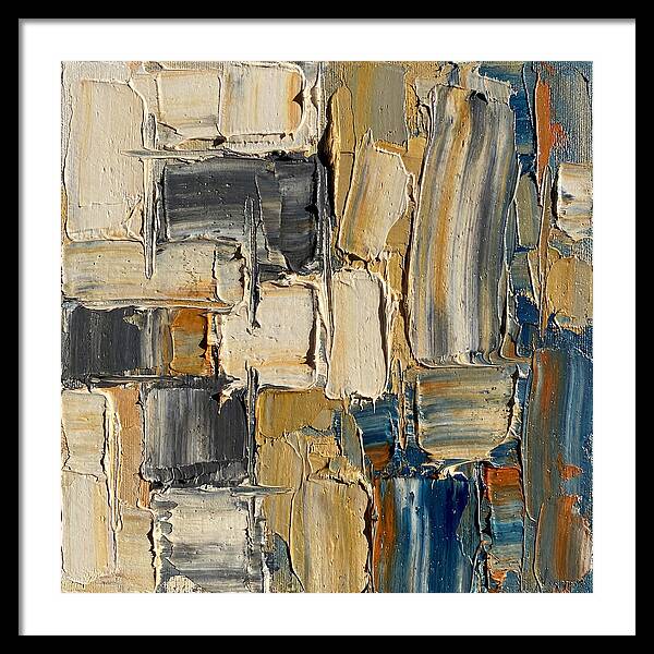Portuguese Tile Inspired Abstract