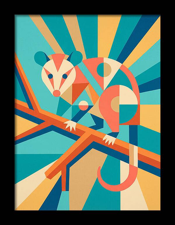 Possum In Geometric Harmony