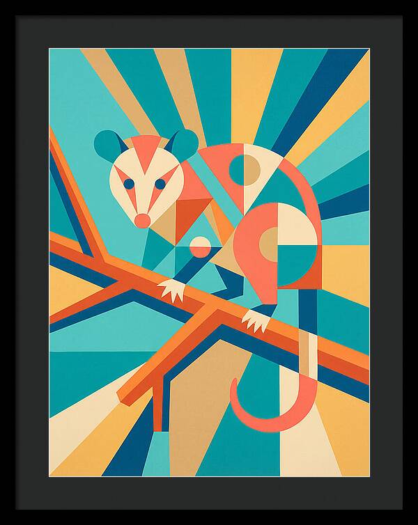 Possum In Geometric Harmony