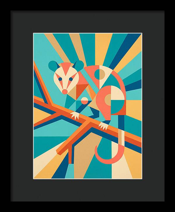 Possum In Geometric Harmony
