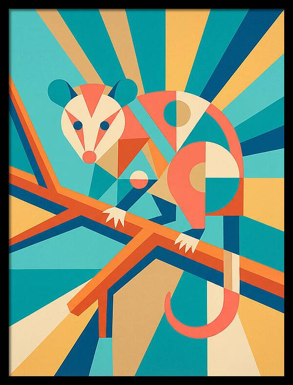 Possum In Geometric Harmony