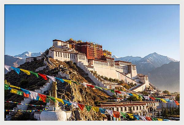 Potala Palace Overlooking Lhasa Valley
