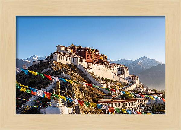Potala Palace Overlooking Lhasa Valley
