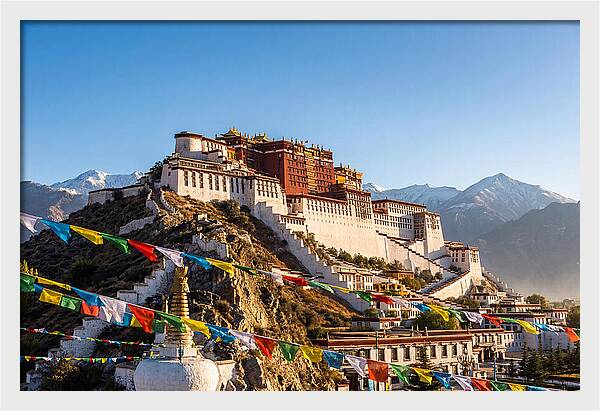 Potala Palace Overlooking Lhasa Valley