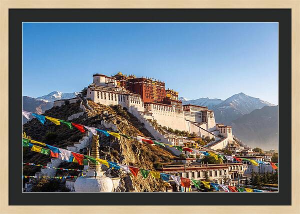 Potala Palace Overlooking Lhasa Valley