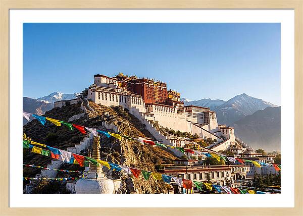 Potala Palace Overlooking Lhasa Valley