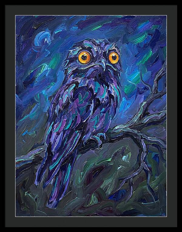 Potoo In Expressionist Style