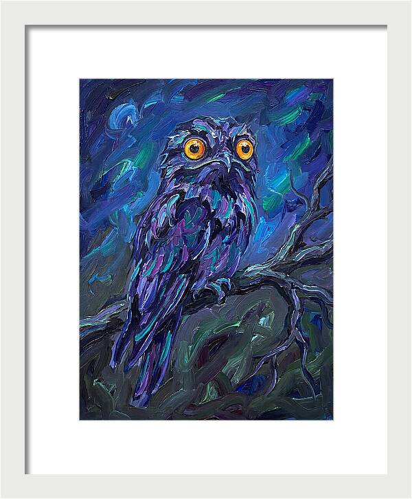Potoo In Expressionist Style