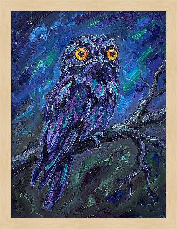 Potoo In Expressionist Style