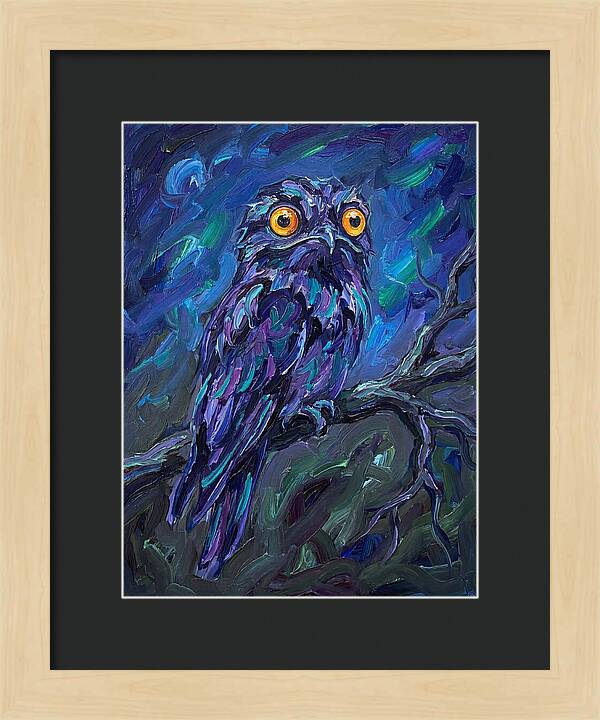 Potoo In Expressionist Style