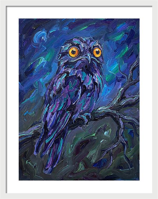 Potoo In Expressionist Style