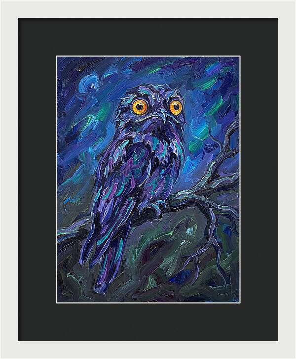 Potoo In Expressionist Style