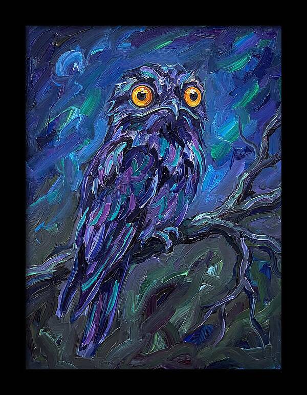Potoo In Expressionist Style