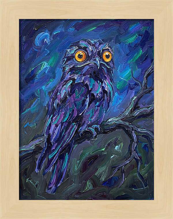 Potoo In Expressionist Style