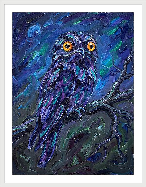 Potoo In Expressionist Style
