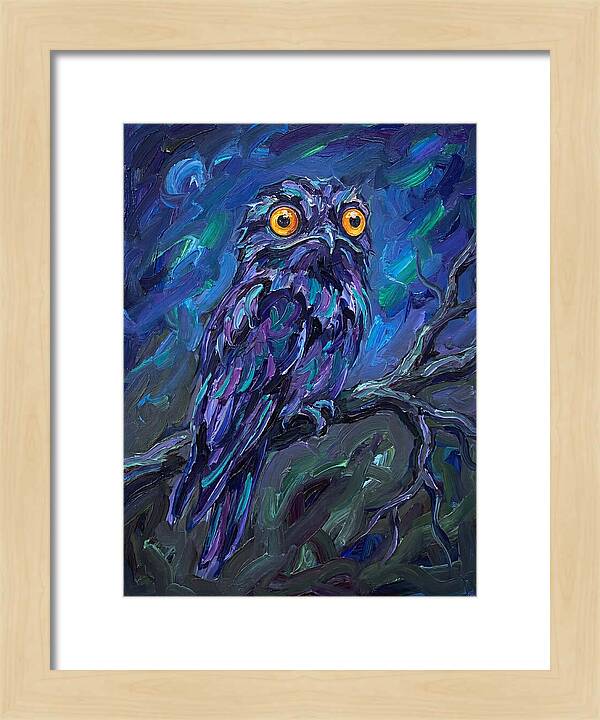Potoo In Expressionist Style