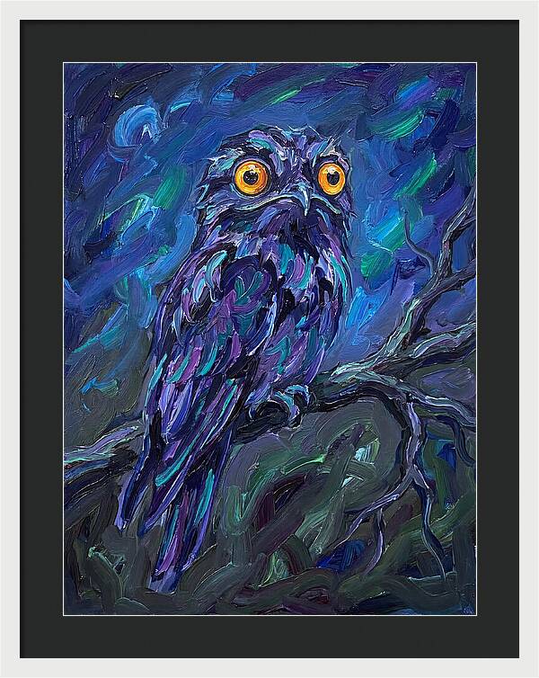 Potoo In Expressionist Style