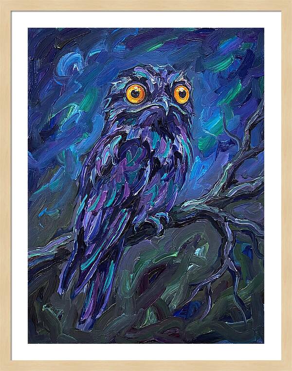 Potoo In Expressionist Style