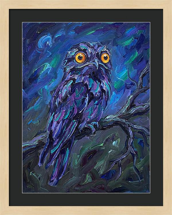 Potoo In Expressionist Style