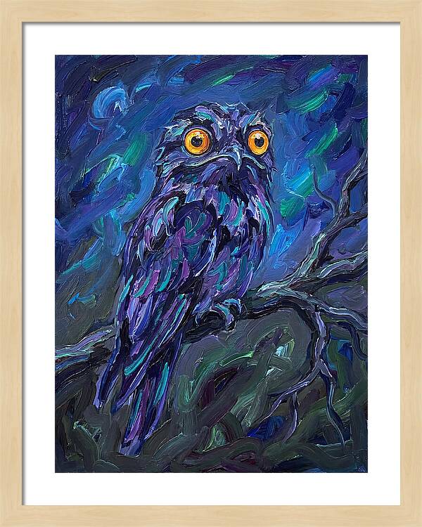 Potoo In Expressionist Style