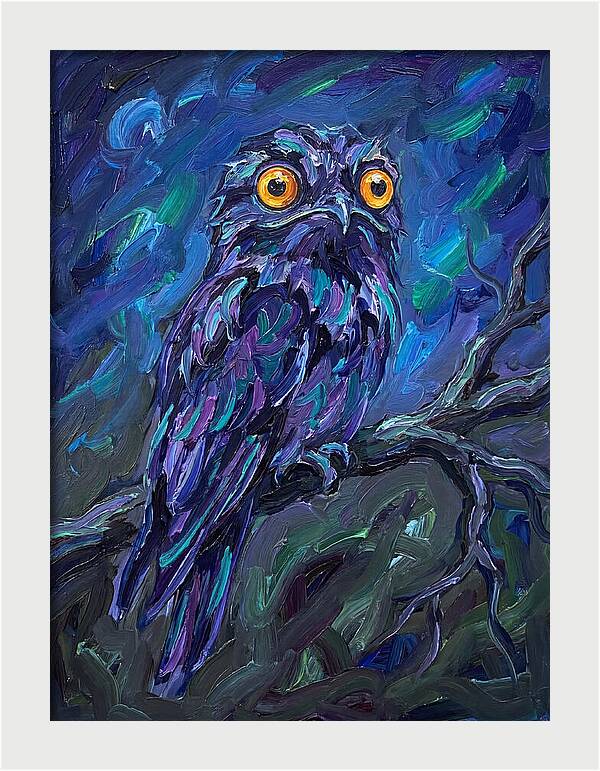 Potoo In Expressionist Style