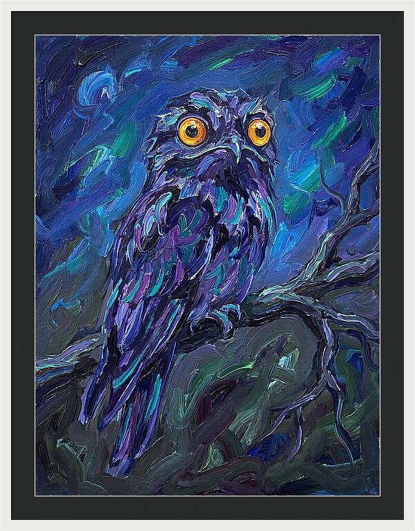 Potoo In Expressionist Style