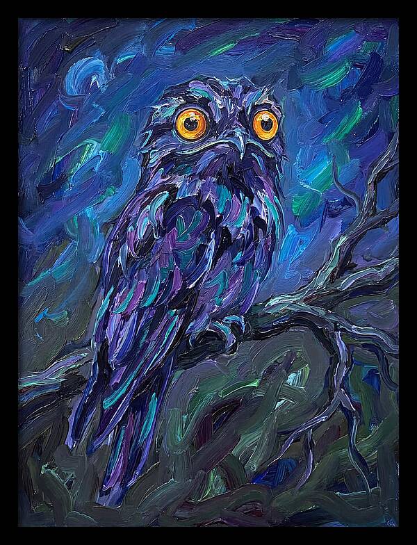 Potoo In Expressionist Style