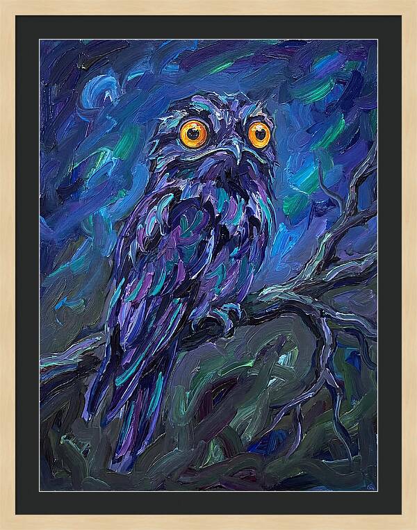 Potoo In Expressionist Style
